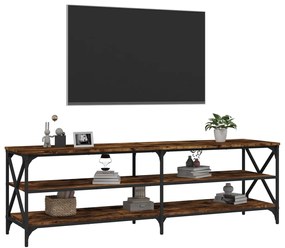 Móvel para TV 160x40x50 cm derivados de madeira carvalho fumado