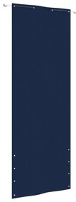 vidaXL Tela de varanda 80x240 cm tecido oxford azul