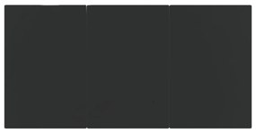 5 pcs conjunto de jantar p/ jardim vime PE