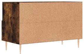 Móvel de TV 80x36x50 cm derivados de madeira carvalho fumado