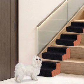 Rampa de espuma de 2 níveis para cães com capa lavável e inclinação suave para sofás, destinada a animais de estimação mais velhos ou com lesões – Pre