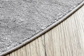 Tapete MEFE moderno  Circulo 6182 Concreto - Structural dois níveis de lã cinza cinzento