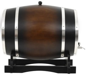 Barril de vinho com torneira em madeira de pinho maciça 35 L