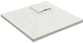 Outsunny Toldo de Substituição 3x3m para Pérgolas Toldo de Substituição de Pérgolas de Jardim Creme