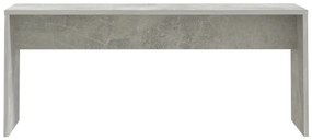3 pcs conjunto de jantar derivados de madeira cinzento cimento