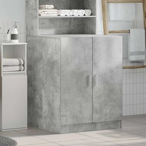 Armário máquina lavar roupa 71x71,5x91,5 cm cinzento-cimento