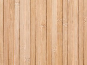 Cesto em madeira clara de bambu 60 cm KALUTARA Beliani