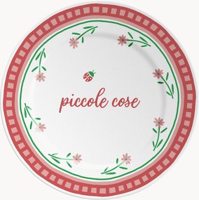 Prato de sobremesa em porcelana Piccole Cose