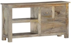 Móvel de TV 100x30x55 cm madeira de mangueira maciça