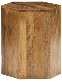 Conjunto de mesas de centro 3 pcs madeira de mangueira maciça