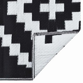 Tapete para Exterior ARAKIL Preto e Branco Poliester 300 x 400 cm