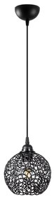 Candeeiro Suspenso Hay – Preto – 17 x 17 x 118 cm