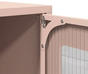 Móvel alto 68x39x123 cm aço rosa