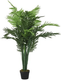 Palmeira artificial 18 folhas 80 cm verde