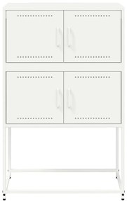 Aparador 68,5x38,5x107 cm aço branco