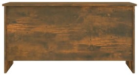 Mesa centro 102x55,5x52,5cm madeira processada carvalho fumado