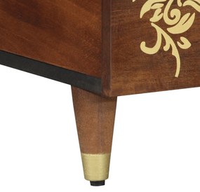 Mesa de Centro 100x54x40 cm Madeira Sólida de Manga