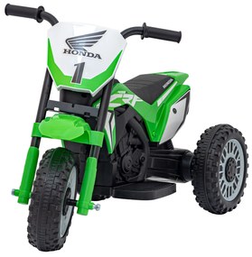 Mota elétrica para crianças 6V, Honda CRF 450R Cross 2 a 5 anos Verde