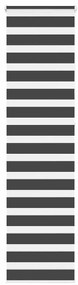 Cortina de zebra 60x230 cm largura do tecido 55,9 cm poliéster