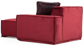 Sofá de Canto Lego – Burgundy – 170 cm x 300 cm