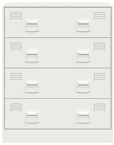 Aparador 67x39x83 cm aço branco