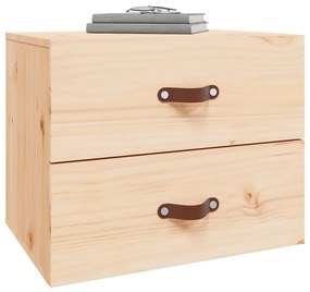 Mesa de cabeceira de parede 50x36x40 cm