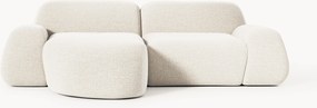 Sofá de canto modular em bouclé Wolke (3 lugares)