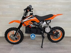Mota elétrica Cross para crianças Moto Dirk 36V 800W Laranja