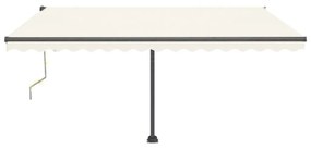 Toldo automático independente 450x350 cm cor creme
