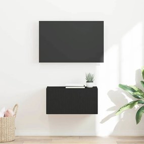 vidaXL Armário de TV de Parede Preto 60 x 31 x 29.5 cm