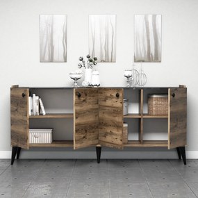 Console Lidya – Walnut – 182 cm x 82,5 cm x 41 cm