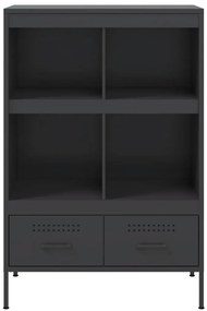 Móvel alto 68x39x101,5 cm aço preto