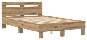 Estrutura de Cama de Carvalho Carvalho Artesanal
