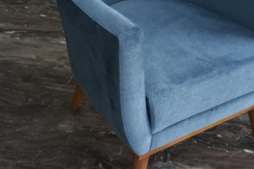 Cadeira Wing Gonca – Azul – 74x80x75 cm