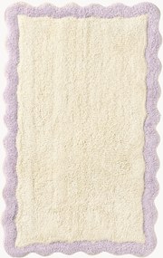 Tapete de banho de algodão Scallop