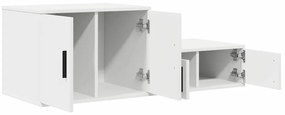 Armário de Armazenamento vidaXL Branco 108x41x40 cm em Madeira de Enge