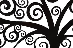 PAINEL DE PAREDE DE FERRO TRÊS PLUS 100X1X100 CM PRETO