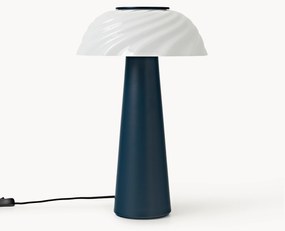 Candeeiro de mesa Anya, azul