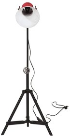 Candeeiro de pé 25 W 35x35x65/95 cm E27 vermelho desgastado