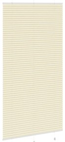 Creme Plissada Cega 110x200 cm Largura Tecido 109,4cm Poliéster