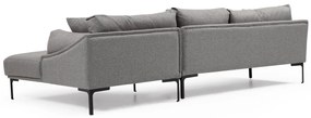 Sofá de Canto Leo Corner – Cinza – 255 x 150 cm