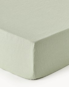 Lençol em linho lavado com elástico Airy