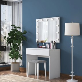 Mesa de Maquilhagem BJ121 – Branco – 90x76,8x45 cm