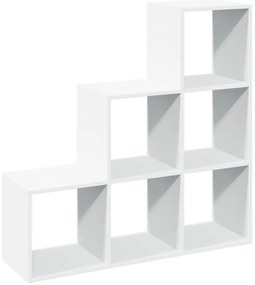 Estante divisória 3 níveis 99x29x99 cm derivados madeira branco