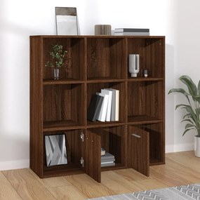 Estante 98x30x98 cm cor carvalho castanho