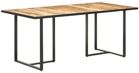 Mesa de jantar 180 cm madeira de mangueira áspera