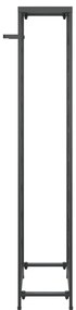 Garrafeira para 27 garrafas 34x18x100 cm ferro forjado preto
