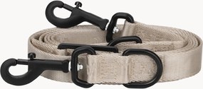 Trela para cão ajustável em jacquard Sand