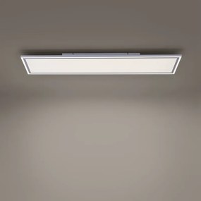 Candeeiro de teto branco 121 cm com LED incluído 2700 - 5000K - Luntani Moderno