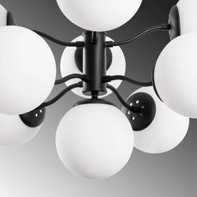 Candeeiro de Teto Mudoni – Preto – Diâmetro 70 cm x Altura 80 cm